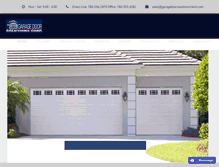 Tablet Screenshot of garagedoorsolutionsmiami.com